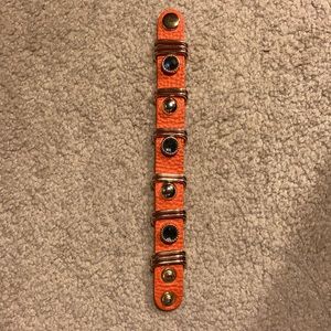 Orange bracelet